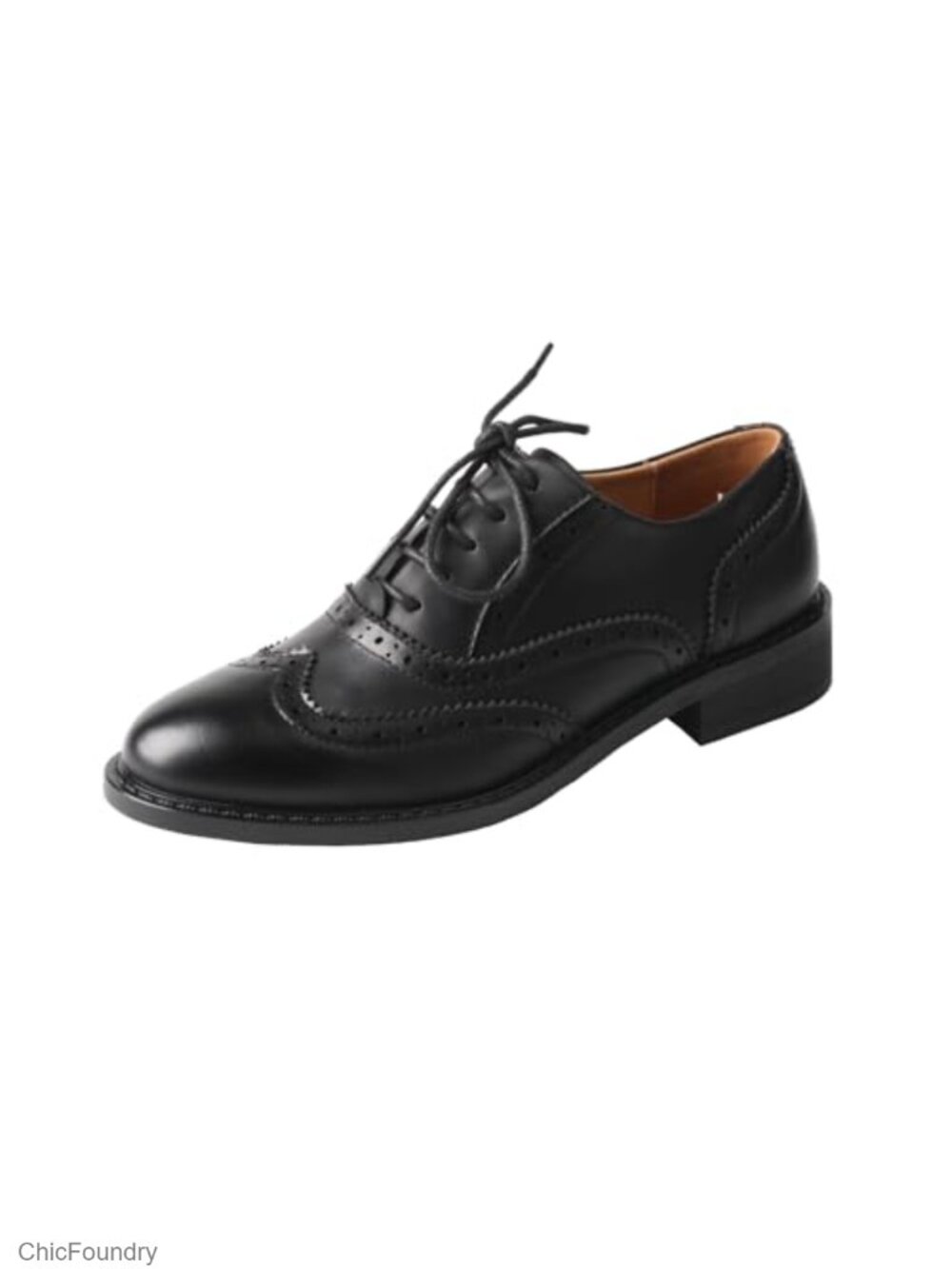 Women's Baroque Retro Carved Lace-Up Oxford Leather Shoes